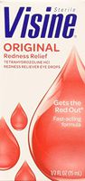 Visine Original Redness Relief Eye Drops 0.5 oz per Bottle (3 Pack)