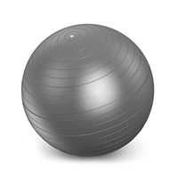 AIYKXY Practice Ball Exercise Ball - Professional Grade – Anti Burst Exercise Equipment for Home, Balance, Gym, Core Strength, Yoga, Fitness, Desk Chairs-Grey 85cm