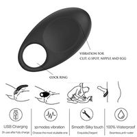 PGtoy Waterproof Egg Massager for Men USB Rechargeable 10 Modes