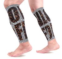 LEVEIS I Love Coffee Beans Arm Sleeves UV Protection for Men Women Sunblock Protective Gloves Running Golf Cycling Driving Long Arm Cover 1 Pair