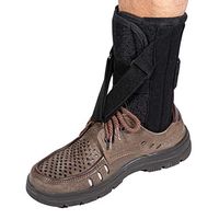 Foot Up Drop Foot Brace - Orthosis with Adjustable Straps and 4 Support Strips for Improved Walking Gait When Wearing Shoes, Ankle Stability Support, Fits Left or Right Foot for Women and Men