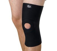 Medline Knee Supports with Round Buttress, Black, X-Large