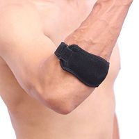 Feicuan Elbow Brace Support, Breathable Pressurized Adjustable Tennis Badminton Basketball Volleyball Sports Arm Elbow Support Strap for Men Women (One Size)