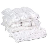 Boardwalk 220RCT Premium Cut-End Wet Mop Heads Rayon 20oz White 12/Carton