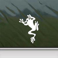WHITE MACBOOK DECAL STICKER BIKE ART HELMET NOTEBOOK LAPTOP CAR HOME DECOR TREE FROG AMPHIBIAN CLIMBING ADHESIVE VINYL DECORATION