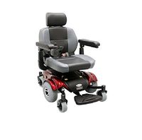 Upgraded Compact Mid - Wheel Power Chair Color: Burgundy