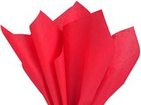 Bright Red Art DIY Crafts Tissue Paper for Gift Wrapping 15"X20" 5 Sheets