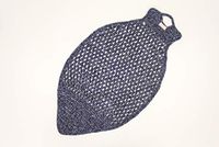 Muikkula Organic Cleaning Towel: Hand-Made with 100% Organic Linen/Flax Highly Absorbent, Eco-Friendly, Durable Cleaning Towel Gift-Ready Packaging (Dark Blue)