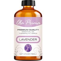 4oz - Premium Quality Lavender Essential Oil (4 Ounce Bottle) Therapeutic Grade Lavender Oil