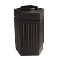 SAF9485BL - Safco Indoor/Outdoor Pentagon Shape Receptacle