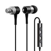 Edifier i285 / H285i Headphones Headset for iPhone - 3.5mm Hi-fi Earphone IEM in Ear Monitor with Mic and Volume Controls - Black
