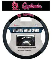 MLB St. Louis Cardinals Poly-Suede Steering Wheel Cover