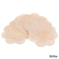 GoodKE 50 PCS Chest Paste Bra Pads Self Adhesive Reusable Plum Invisible Nipple Cov Hand & Wrist Braces