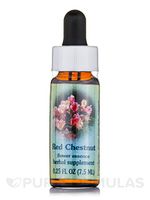 Flower Essence Services Healing Herb Supplement Dropper, Red Chestnut, 0.25 Fluid Ounce