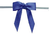 BAYWIND LTD; Small Twist Tie Bows (250pc, Royal Blue)