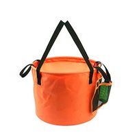 4 In 1 Outdoor Foldable Folding Double Drain Basket Collapsible Bucket Foldable Camping Water Bucket Fishing Cleaning Bucket (Color : Orange, Size : 30L)