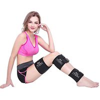 Hcwlxjy Leg Posture Correction Belt Band Straighten Adjustable Leg Corrector Bandage Device to Correct O/X-Type Knock Knee Bowlegs 3 Pcs,Black,M