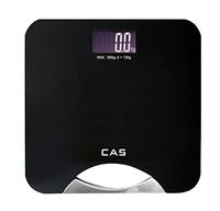CAS He-23 Digital Bathroom Body Scales Auto Sensor Auto Start Tamping Bright White Backlight 10mm Slim Max180kg D100g