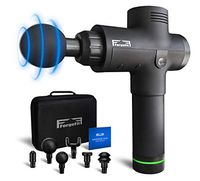 ForgeFit Massage Gun Deep Tissue Percussion Muscle Massager for Pain Relief, Sports, Athletes - Handheld Electric Cordless Portable Massager - 20 Speeds, Powerful and Super Quiet - 6 Massage Heads