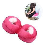 Dual Comfort Hips Up Seat Cushion,18'' Multifunctional Orthopedic Seat Cushion,Non-Slip Chair Pad for Tailbone Pain,Back Pain & Sciatica Relief