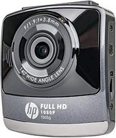 HP F505G Black/Grey 1080p Wide Angle Dashboard Camera Recorder with G-Sensor (Compact, Automobile DVR)