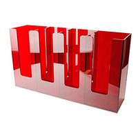 MagiDeal Coffee Paper Cup Lid Holder Dispenser Organizer Drink Stand Buffet 2 Colors - Red