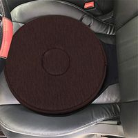 Car Seat Rotating Cushion, Mexidi Non-Slip Revolving Cushion Swivel Sponge Foam Mobility Aid Chair Seat Cushion (Coffee)