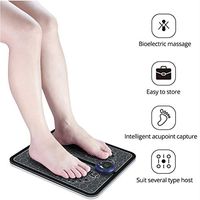 LXT PANDA Foot Massager, EMS Foot Massager Pad Mat Attachment for Muscle Stimulators, Six Modes Foot Massager for Promoting Blood Circulation Relaxing Pressure Muscle Pain Relief.