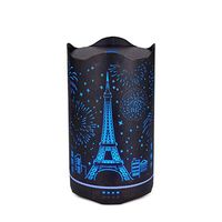 Aromatherapy Essential Oil Diffuser,Humidifier,Ultrasonic Quiet,Cool Mist,Adjustable Time Setting,Color Light Changing,Waterless Auto Off,for Baby,Home,Office,Yoga,Birthday,Gift,Decorative 250ml Metal