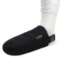 Cast Sock Cover for Adults, Cast Toe Cover Foot Cast Cover with Anti-Slip Strap, Protect Cast Walking Boot and Orthosis Splints Braces Clean, Fits Men and Women(1 Piece)
