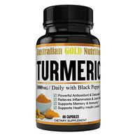 Premium Australia Turmeric Curcumin with Black Pepper 1000mg of 95% Curcuminoid - Pure, Max Potency