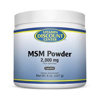 Vitamin Discount Center MSM Powder, 2000 mg per Serving, 8 Ounces