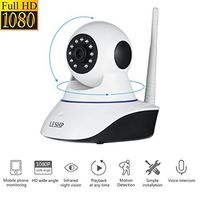 LESHP 1080P Wireless IP Camera Full HD WiFi Home Security Surveillance System Night Vision for Baby / Elder / Pet / Nanny Monitor, Pan/Tilt/Zoom, Two-Way Audio, P2P Cloud Technology