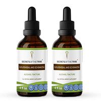 Goldenseal and Echinacea Tincture Alcohol Liquid Extract, Organic Herbs (Echinacea Root (Echinacea Purpurea), Goldenseal Root (Hydrastis Canadensis)) (2x4 FL OZ)