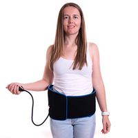 Cold Wrap for Back, Hips & Ribs with Compression and 2 Ice Gel Packs - Great for Back Pain Relief, Hip Pain Relief, Arthritis, Osteoarthritis, Bursitis & More - SimplyJnJ (Small/Medium - Up to 48")