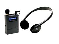 Williams Sound PKT PRO1-3 Pocketalker PRO System Amplifier with Folding Headphone, 100 hours of battery life, Adjustable volume control/internal tone control, Accommodates a variety of earphone and he
