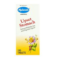 Hyland's Upset Stomach and Gas Relief Tablets, Natural Homeopathic Anti-Gas Relief, 100 Count