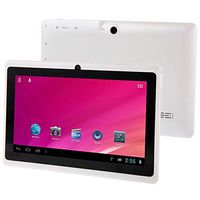 SHENGMASI Tablet PC 7.0 inch, 1GB+16GB, Android 4.0, Allwinner A33 Quad Core 1.5GHz, WiFi, Bluetooth, OTG(Black) (Color : White)