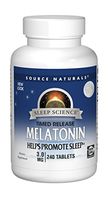 Source Naturals Sleep Science Melatonin 3 mg Helps Promote Sleep - 240 Time Release Tablets