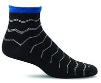 Sockwell Men’s Plantar Fasciitis Firm Compression Socks, Black, Medium/Large