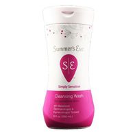 Summer's Eve Simply Sensitive Cleansing Wash for Sensitive Skin 9 oz (Pack of 3)