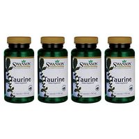 Swanson Amino Acid Taurine 500 Milligrams 100 Capsules (4 Pack)
