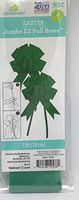 Way to Celebrate Jumbo EZ Pull Bows - 2 Pieces - Green - 7 inches