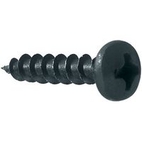 PARTS EXPRESS #6 x 3/4" Deep Thread Pan Head Screws Black 100 Pcs.