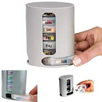 YuYiF Weekly Daily Pill Box Organiser Tablet Medicine Storage Dispenser 7 Day Week