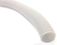 Electriduct 2" Polypropylene Non-Slit Wire Loom Corrugated Flexible Conduit - 10 Feet - White