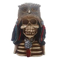 LXX Crafts Ornaments Resin Skull Animal Owl Skull Personalized Gift Creative Toy Gift Halloween Props Home Decoration