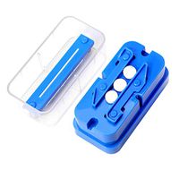 HEALLILY Pill Cutter Box Tablet Splitter Plastic Medication Divider Chopper Breaker Crusher Travel Pill Box Container for Adults Kids Aged