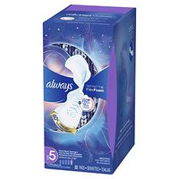 Always Infinity FlexFoam Pads for Women, Size 5, Extra Heavy Overnight Absorbency, Unscented, 22 Count