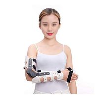 JJZXPJ Hinged ROM Elbow Brace，Post OP Elbow Brace Adjustable Arm Braces Elbow Brace Support for Arm Orthosis Injury Recovery Support After Surgery